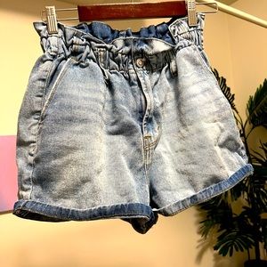 Ruffled High Waist Shorts